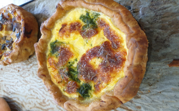 Quiche saumon et épinard